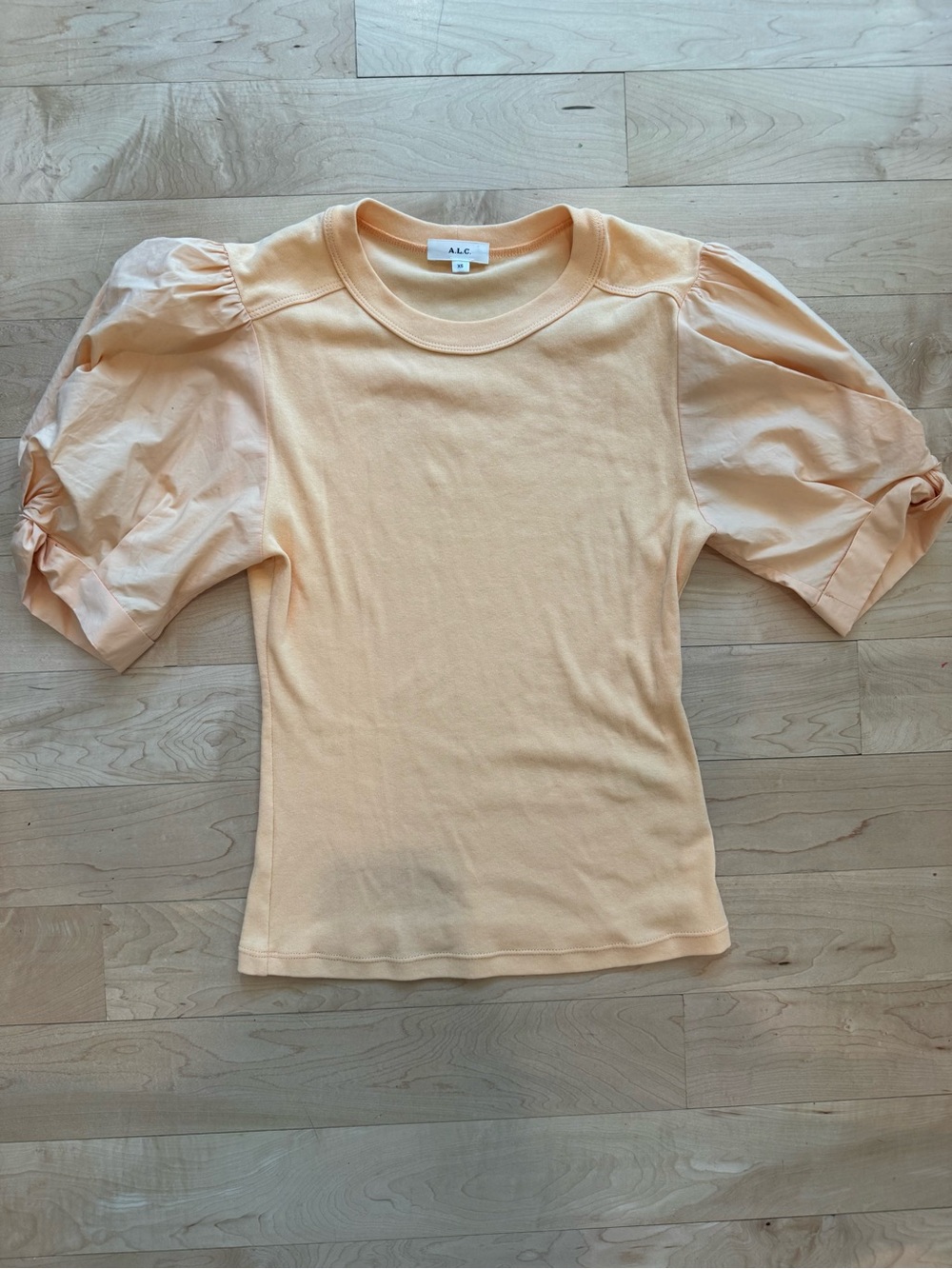 A.L.C. Soft Peach Crewneck Tee